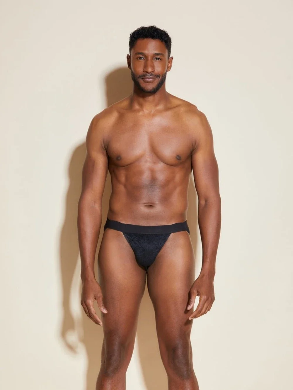 Cosabella Black Men's Lace Jock Brief